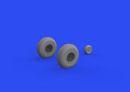 1:48 B-17 wheels block tread