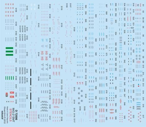1:72 MiG-21SMT stencils