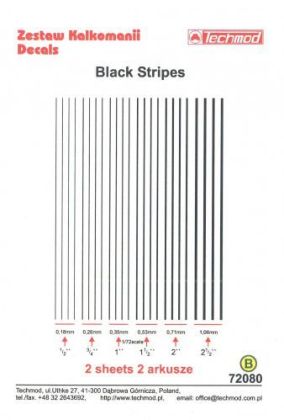 1:72 Black Stripes