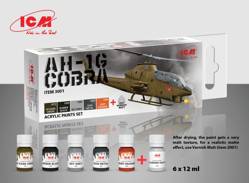Painting set for AH-1G Cobra
