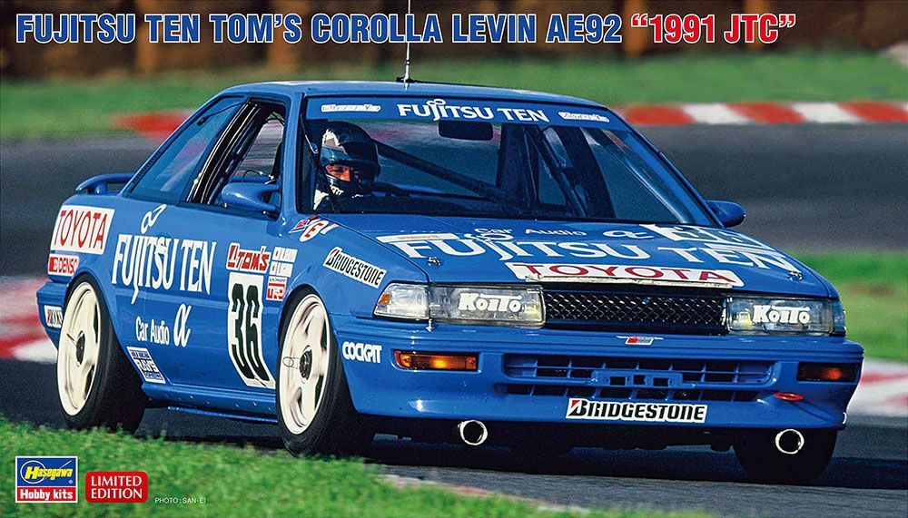 1:24 Fujitsu Ten Tom's Corolla Levin AE92 