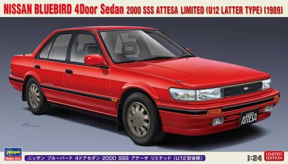 1:24 Nissan Bluebird 4Door Sedan 2000 SSS Attesa Limited (U12 Latter Type) (1989)