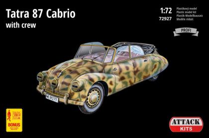 1:72 Tatra 87 Cabrio with crew