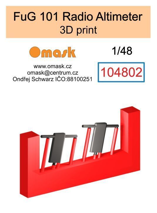 1:48 FuG 101 Radio Altimeter (3D print)