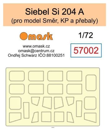 1:72 Siebel Si 204 A (Směr, KP a přebaly)