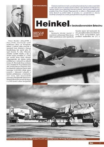 80. Letouny Heinkel v čs. letectvu