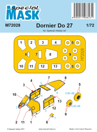 1:72 Dornier Do.27 Mask