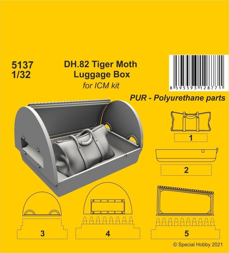 1:32 DH.82 Tiger Moth Luggage Box (ICM kit)