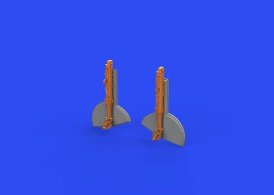 1:48 Spitfire Mk. Va/ b undercarriage legs BRONZE
