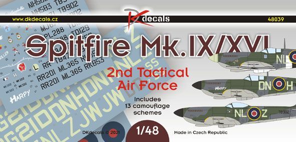 1:48 Supermarine Spitfire Mk.IX/XVI 2nd TAF