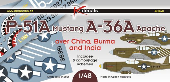 1:48 North-American P-51A/A-36A over China, Burma and India