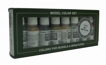 Model Color - Metallic Colors Paint Set