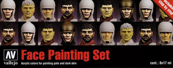 Model Color - Faces Painting Set