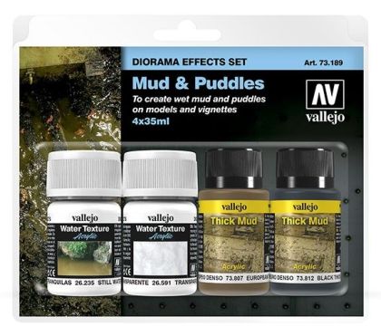 Diorama Effects Set - Mud & Puddles set