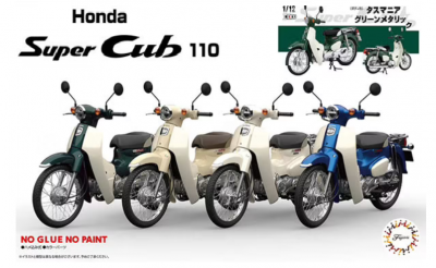 1:12 Honda Super Cub 110 (Tasmania Green Metallic)