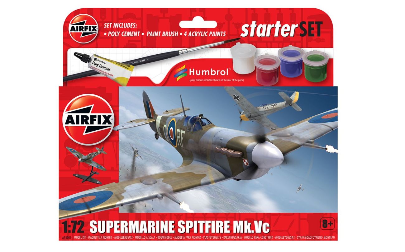 1:72 Starter Set Supermarine Spitfire MkVc