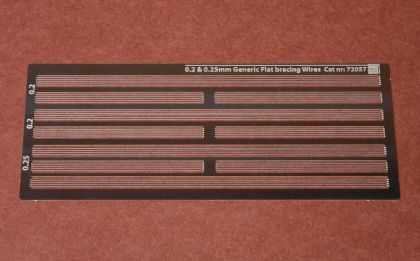 1:72 Generic Flat Rigging wires (0.2-0.25 mm)