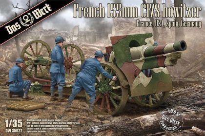 1:35 French 155mm C17S howitzer