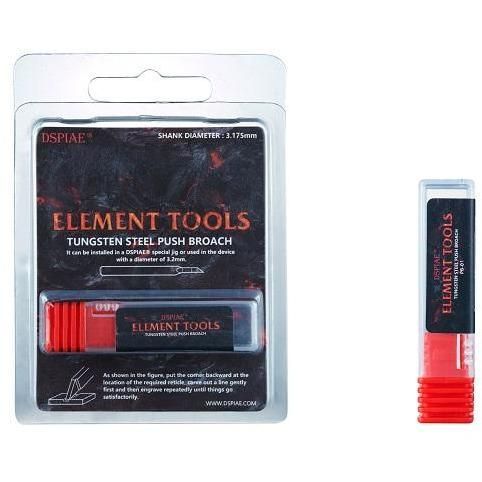 Tungsten Steel Panel Line Push Broach Chisel 0.125mm