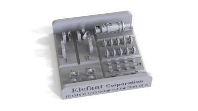 1:35 DETAIL SET FOR STUG. III A, FOR 1 VEHICLE