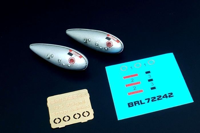 1:72 US WWII 75 gal fuel tank (2pcs)