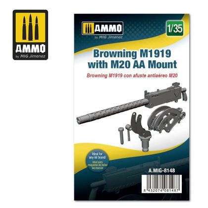 1:35 Browning M1919 with M20 AA Mount