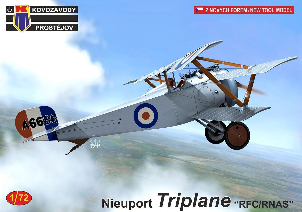 1:72 Nieuport Triplane „RFC/RNAS“