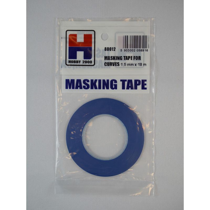 Masking Tape For Curves 1,5mm x 18m
