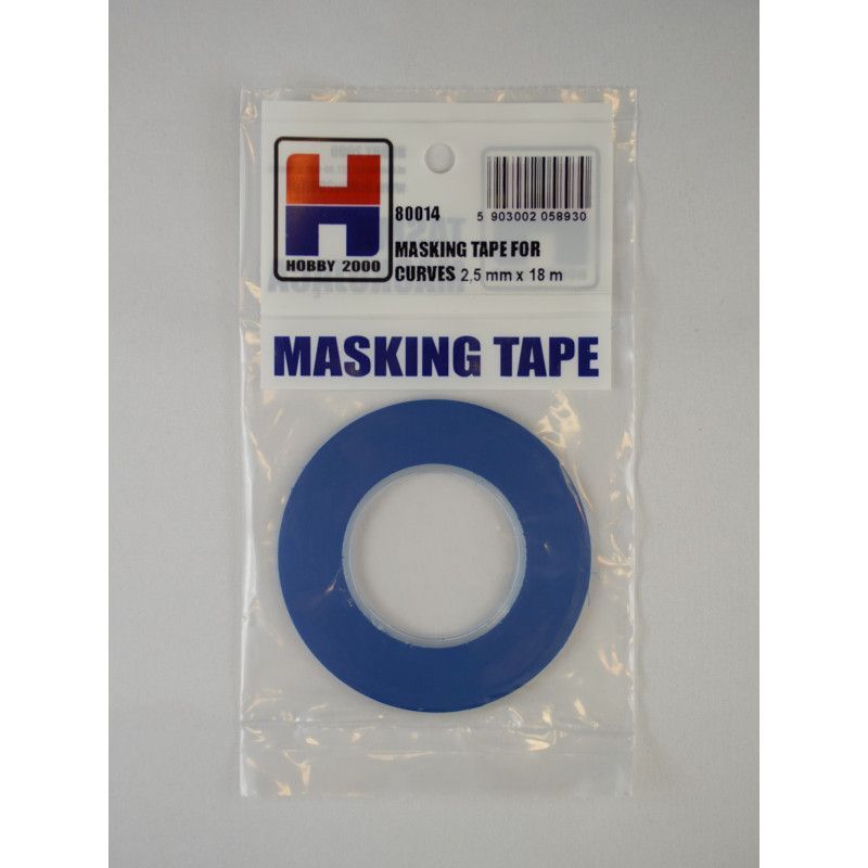 Masking Tape For Curves 2,5mm x 18m