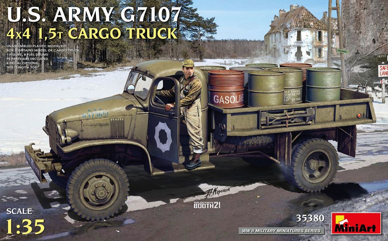 1:35 U.S. ARMY G7107 4X4 1,5t CARGO TRUCK