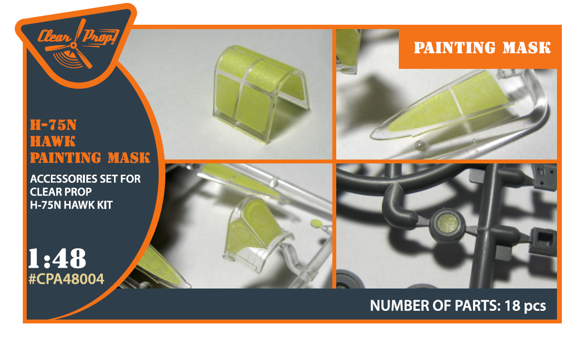 1:48 Hawk H-75 N/O for CP kit painting mask 