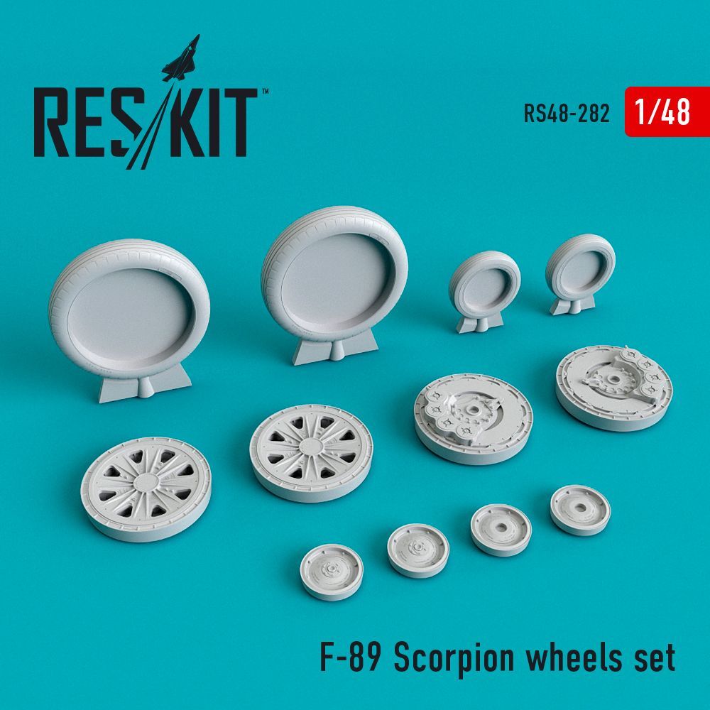 1:48 F-89 Scorpion wheels set Revell