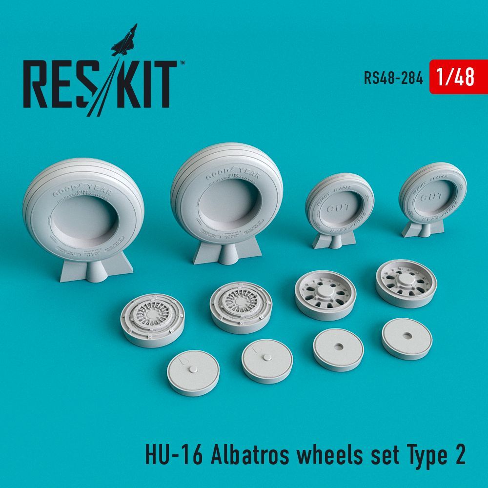 1:48 Grumman HU-16A Albatross wheels set Type 2