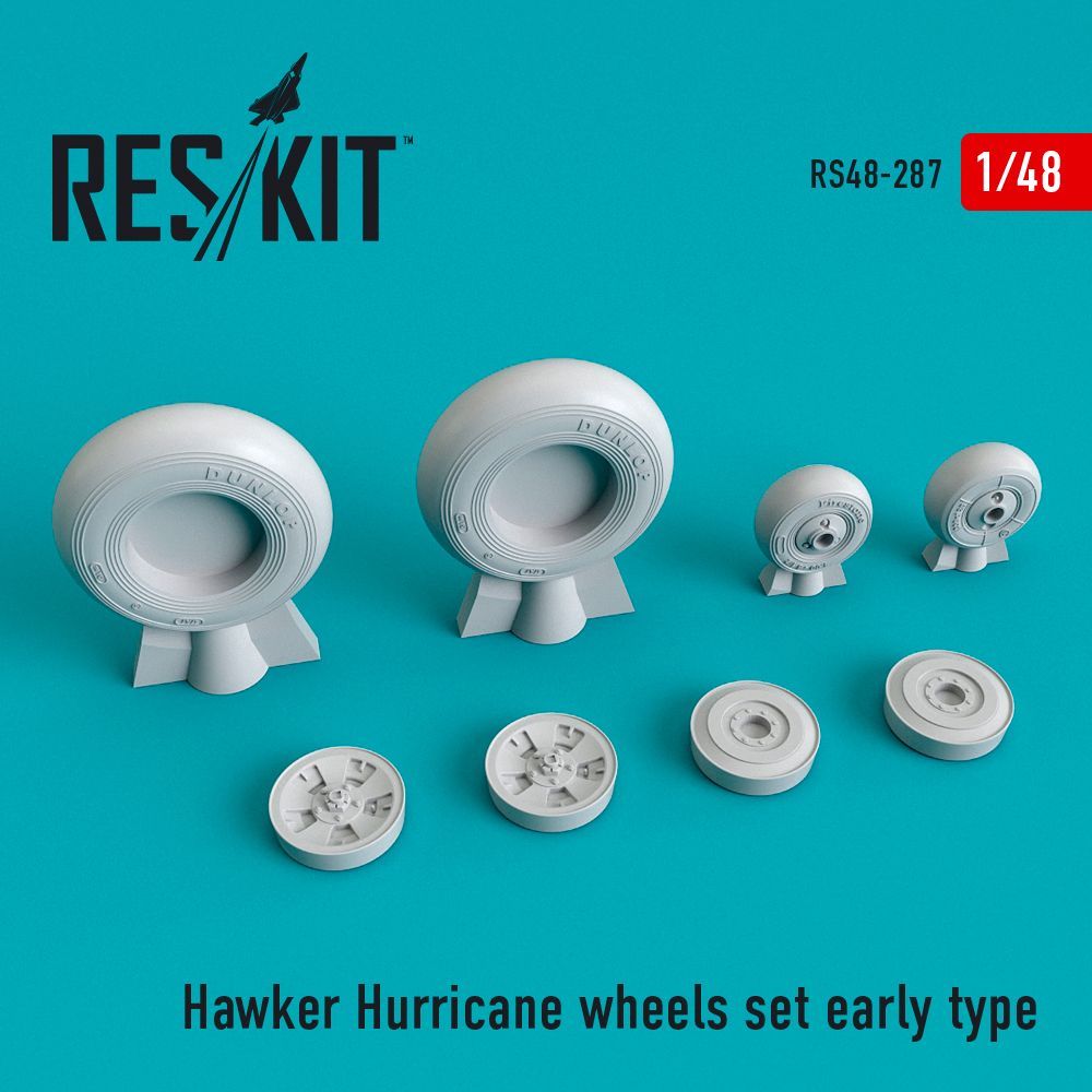 1:48 Hawker Hurricane wheels set early type