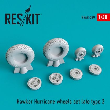 1:48 Hawker Hurricane wheels set late type 2