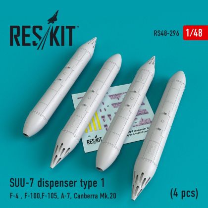 1:48 SUU-7 dispenser type 1 (4 pcs)