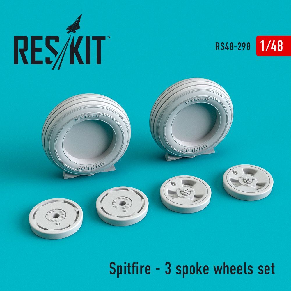 1:48 Supermarine Spitfire - 3 spoke wheels