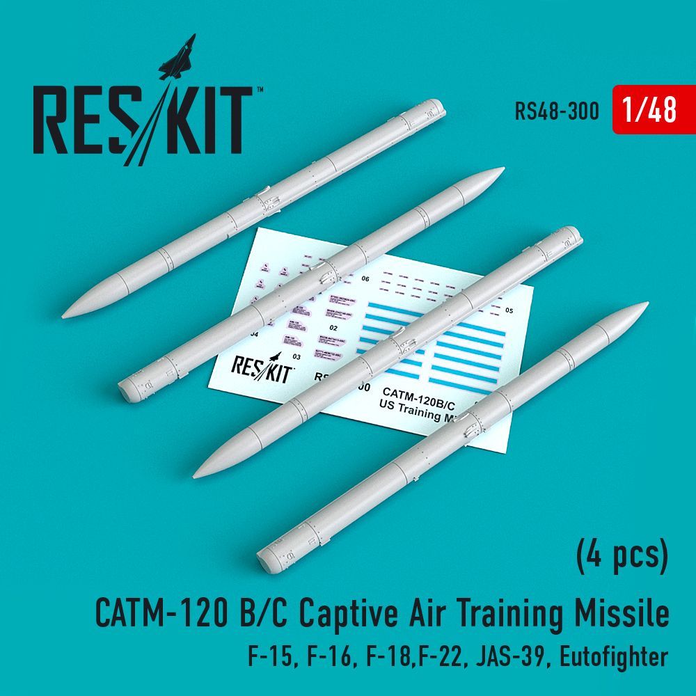 1:48 CATM-120 B/C Captive Air Training Missile (4 pcs)