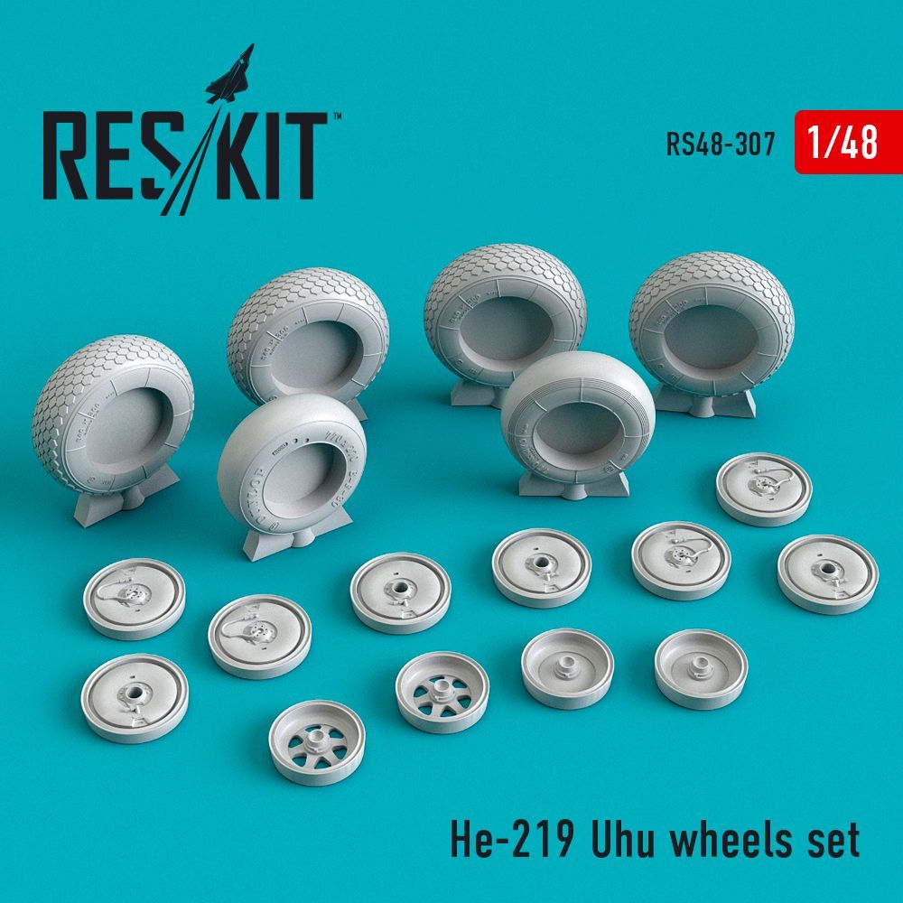 1:48 Heinkel He-219A-7 'UHU' wheels set