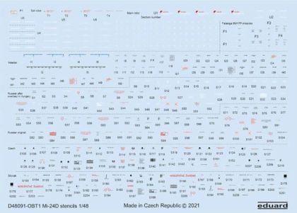 1:48 Mil Mi-24D stencils