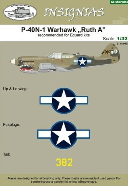 1:32 P-40N-1 Warhawk 