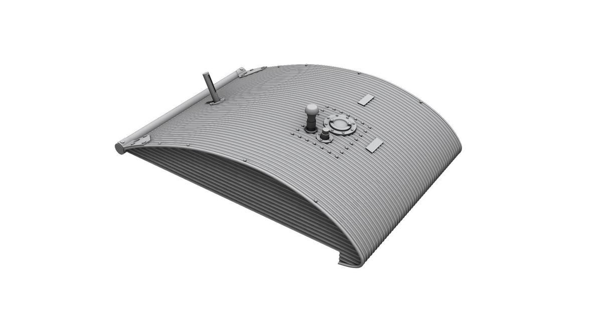 1:32 DH.82 Tiger Moth Wing Tank Correction Set (ICM kit)