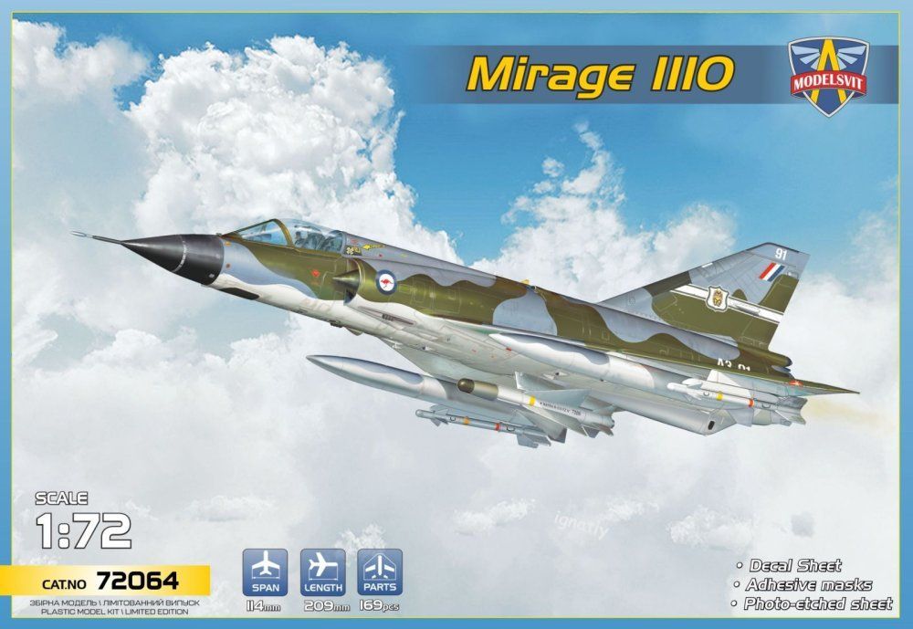 1:72 Mirage IIIO interceptor