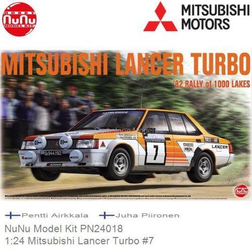 1:24 Mitsubishi Lancer Turbo 1982 Rally of 1000 Lakes