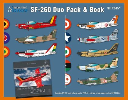 1:72 SIAI-Marchetti SF-260 Duo Pack & Book