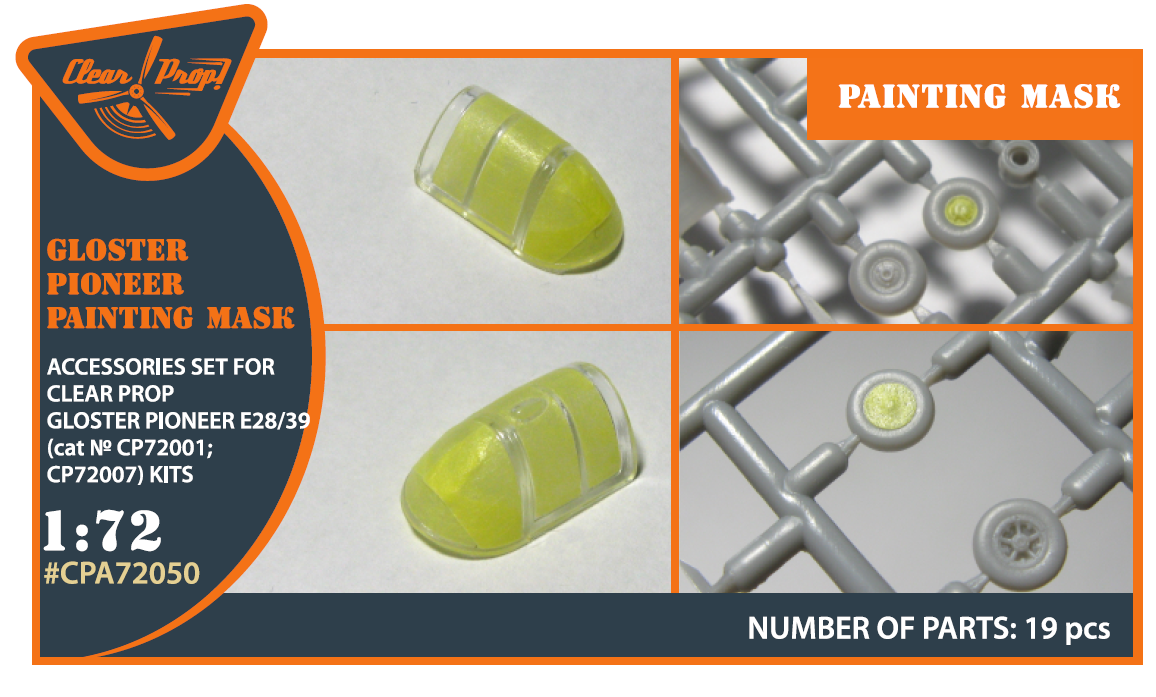 1:72 Gloster E28/39 Pioneer for CP kit painting mask 