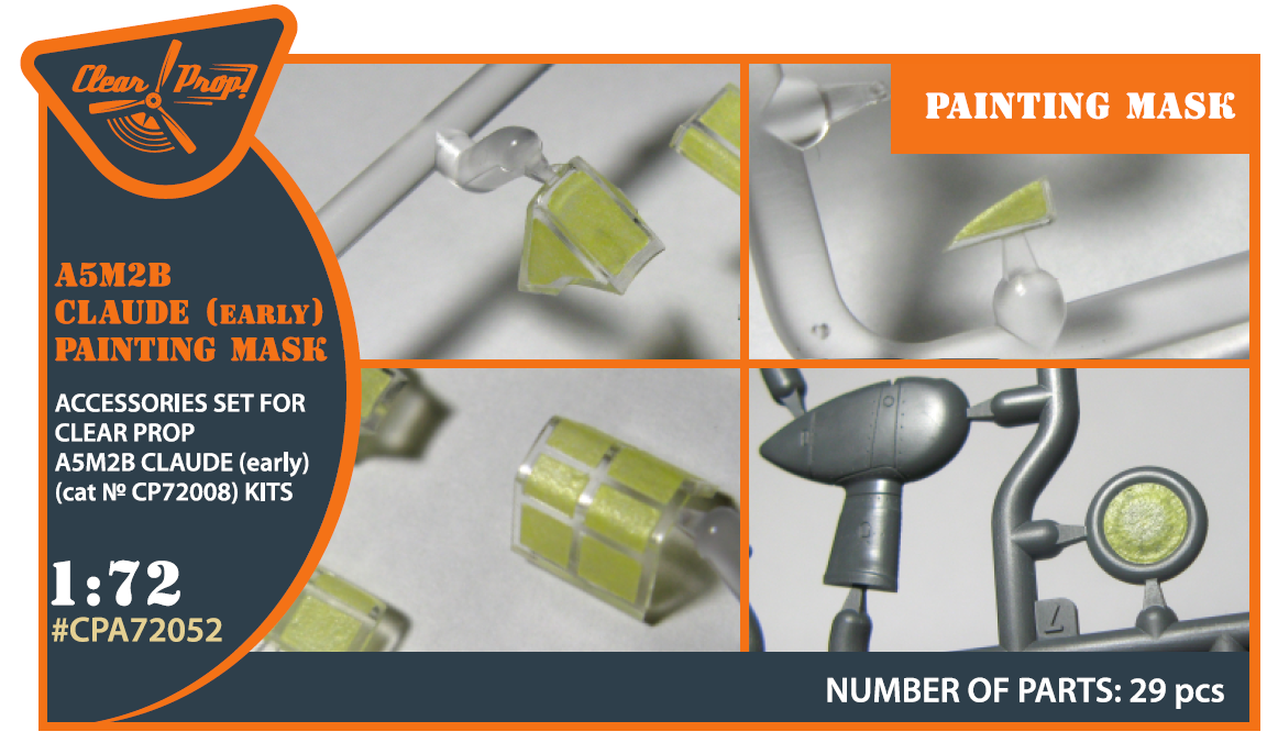 1:72 A5M Claude (early version) for CP kit painting mask from 