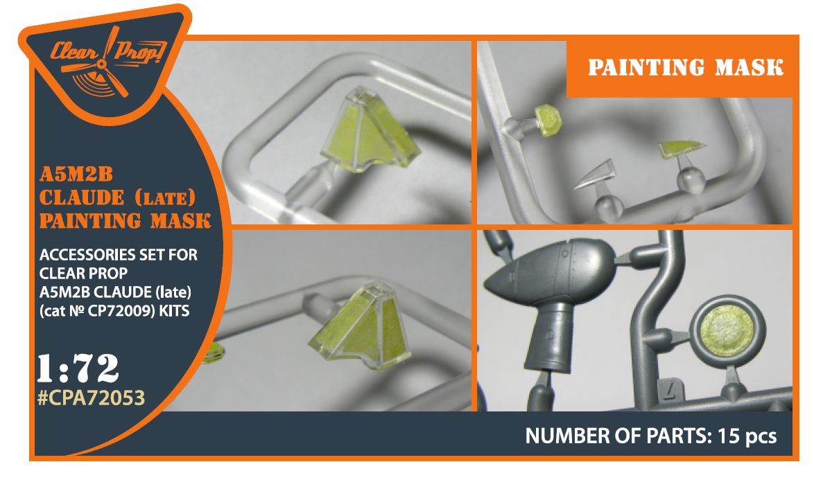 1:72 A5M Claude (late version) for CP kit painting mask from 