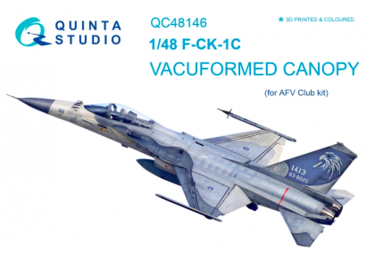 1:48 F-CK-1? vacuformed clear canopy