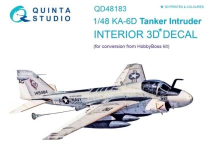 1:48 Grumman KA-6D Intruder 3D-Printed & coloured Interior on decal paper